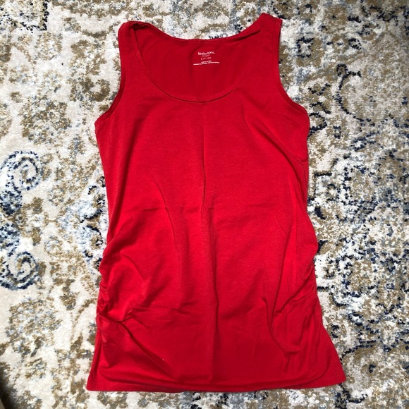 *Bundle* Motherhood Maternity Side Ruched Tanks - Picture 4 of 11